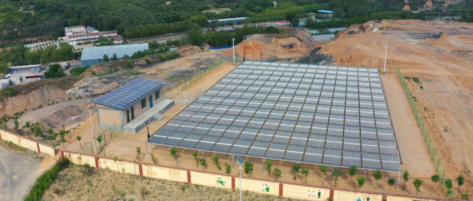 新型太阳能跨季节土壤蓄热供暖项目